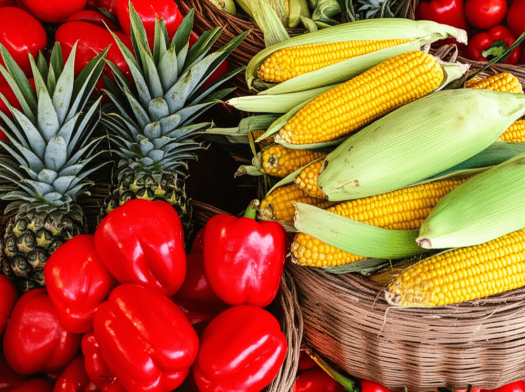 Produits agricoles phares du Bénin : ananas, manioc, céréales et légumes frais