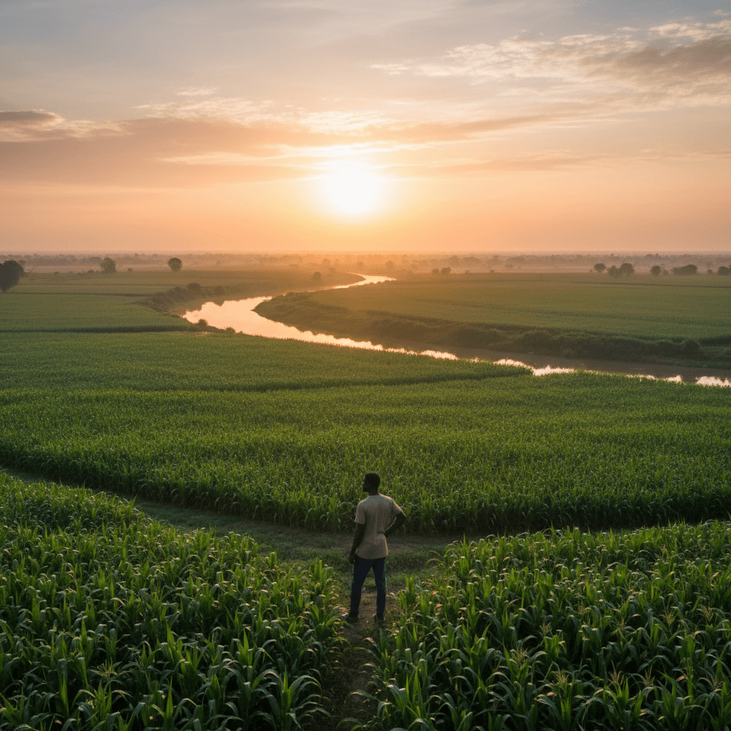 Agriculture dans la vallée de l'Ouémé au Bénin, terroir fertile et production maraîchère